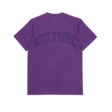 Load image into Gallery viewer, Global Puff Print Tee (Purple)