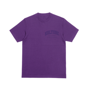 Global Puff Print Tee (Purple)