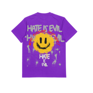 Hate is Evil Tee (Purple)