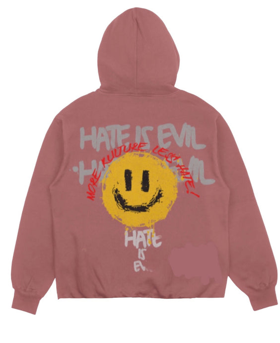 Hate is Evil LOOSE FIT Monk Hoodie