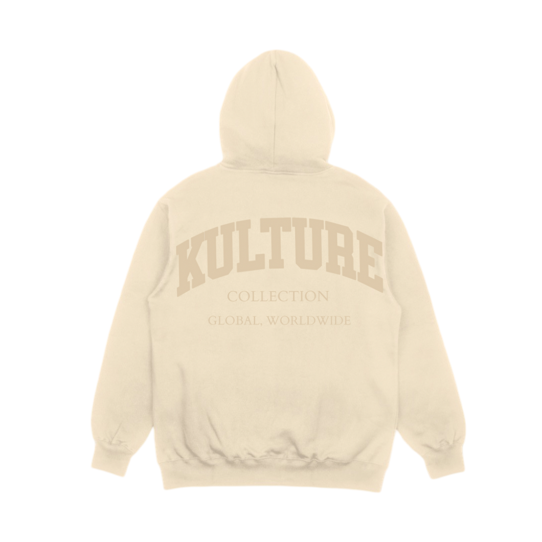 Nude PUFF Print Hoodie