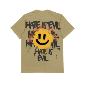 Hate is Evil Tee (Khaki)