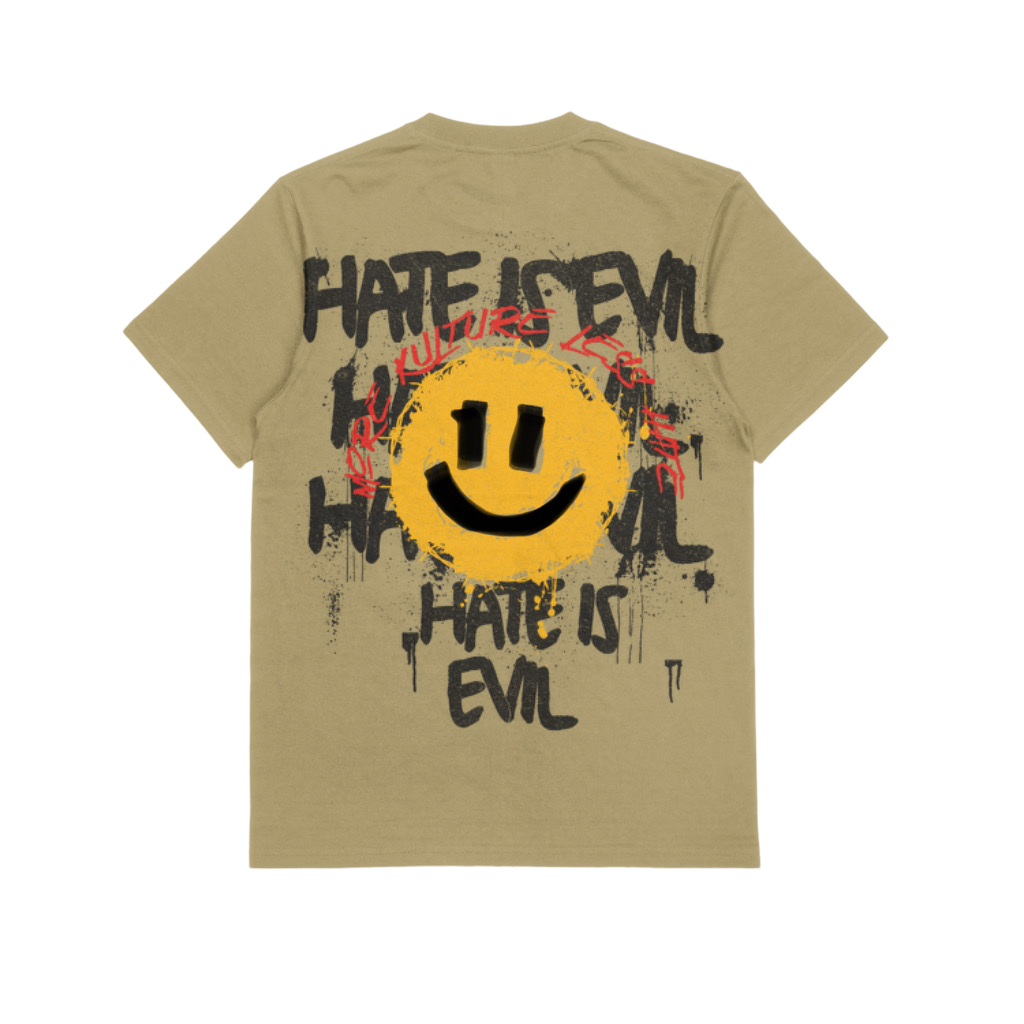 Hate is Evil Tee (Khaki)