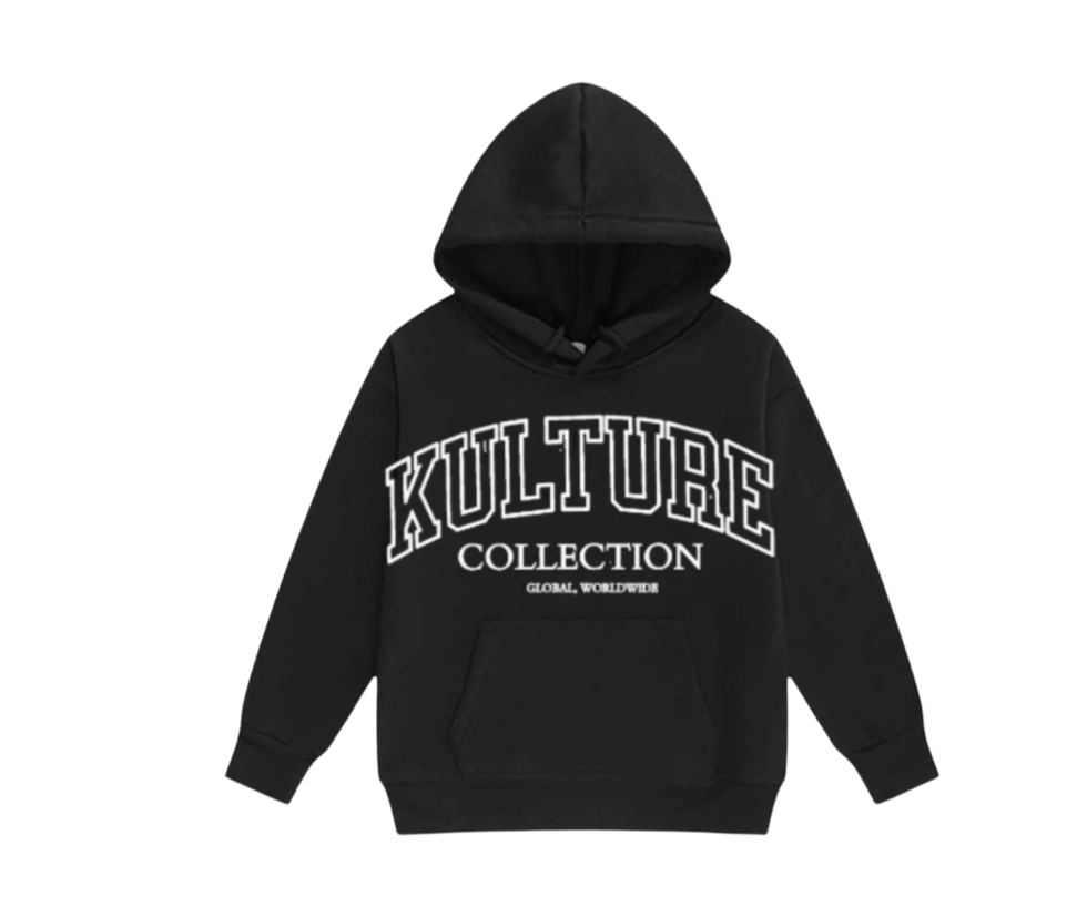 Global BLK HOODIE (HEAVYWEIGHT)