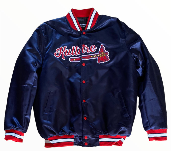 Atlanta Satin Baseball Jacket
